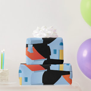 Papel De Regalo Casa Azul