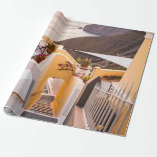 PAPEL DE REGALO CASA CERCA DEL CUERPO DEL AGUA