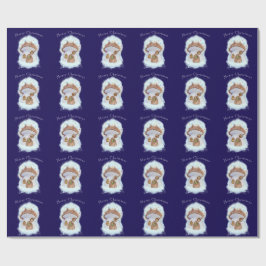 Papel De Regalo casa de hada de Navidad