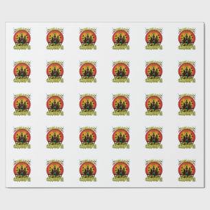 Papel De Regalo Casa Embrujada de Chillin Creeps Brujas de Hallowe