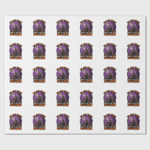 Papel De Regalo Casa embrujada de Halloween más espeluznante Calab