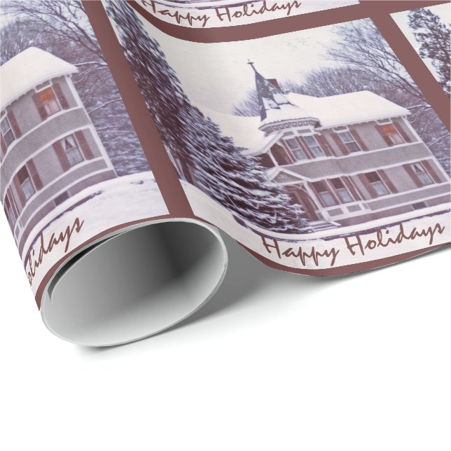 Papel De Regalo Casa vieja del Victorian (Esquina del rollo)