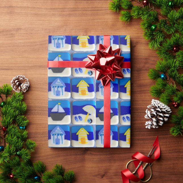 Papel De Regalo Casas 1 (Regalo de vacaciones)