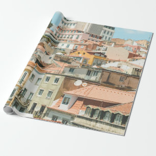PAPEL DE REGALO CASAS BAJO CIELO CLARO