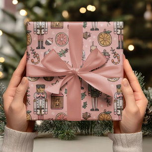 Papel De Regalo Cascanueces Caprichoso Rosa