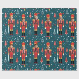 Papel de regalo cascanueces con foto personalizada