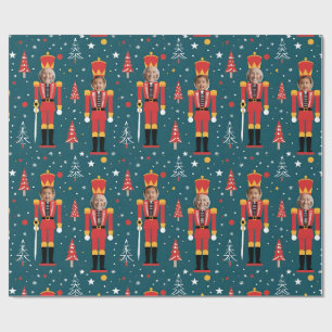 Papel de regalo cascanueces con foto personalizada