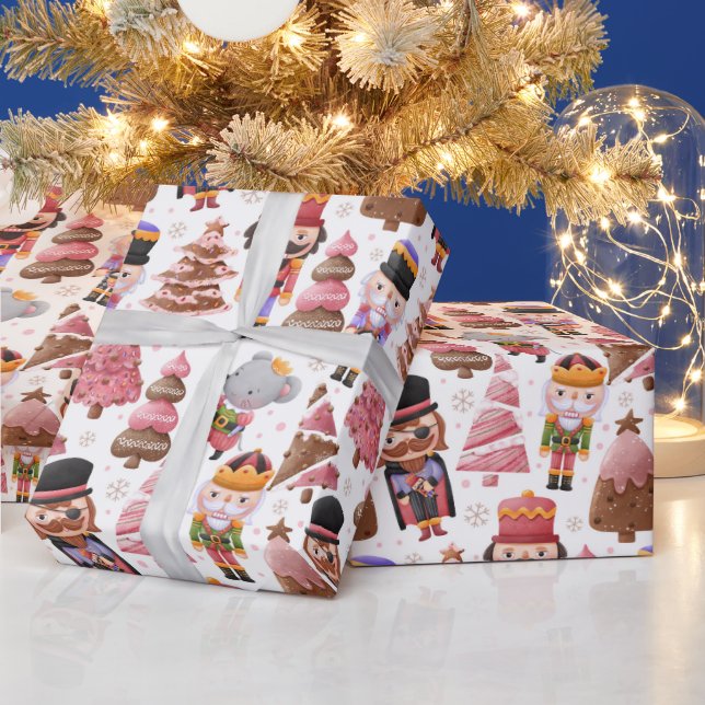 Papel De Regalo Cascanueces de Navidad (Vacaciones)