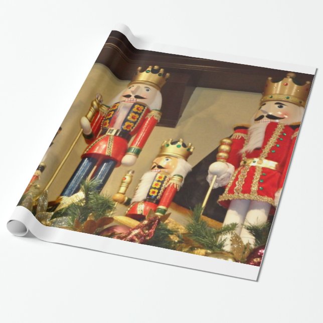 Papel De Regalo Cascanueces del navidad (Desenrollado)
