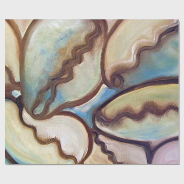 Papel De Regalo Cáscaras del Cowrie (Superficie plana)