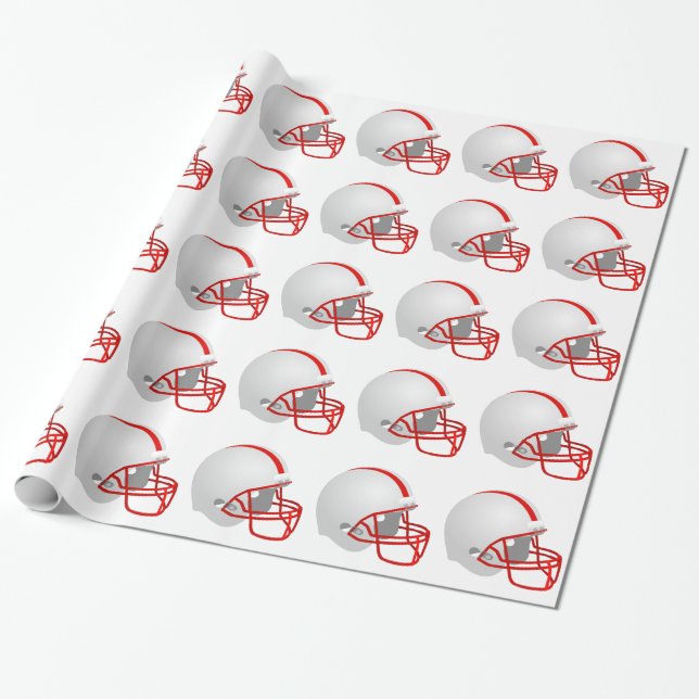Papel De Regalo Casco de fútbol (Desenrollado)