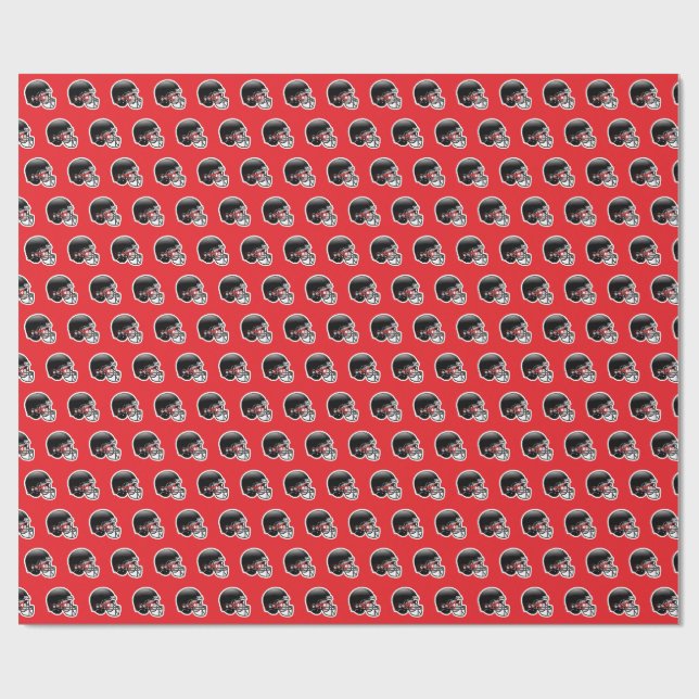 Papel De Regalo Casco de fútbol americano (Superficie plana)