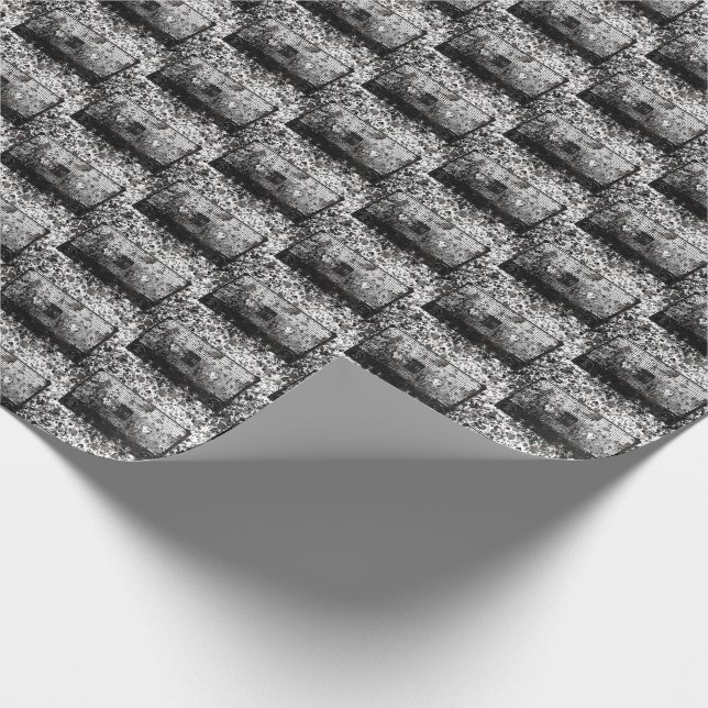 Papel De Regalo Casete de audio retro (Esquina)