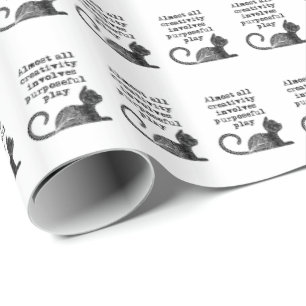Papel De Regalo Casi toda la creatividad implica juego intencional