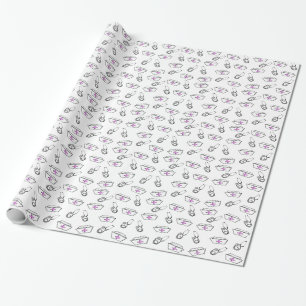 Papel De Regalo Casquillo y estetoscopio de la enfermera