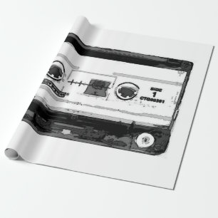 Papel De Regalo Cassette de arte pop
