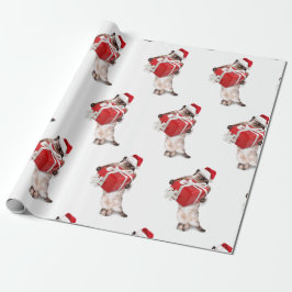 PAPEL DE REGALO CAT CON NAVIDADES GIFT NAVIDADES WRAP