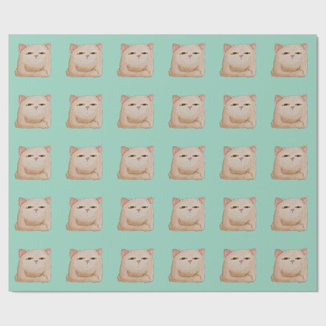 Papel De Regalo Cat Control (Superficie plana)