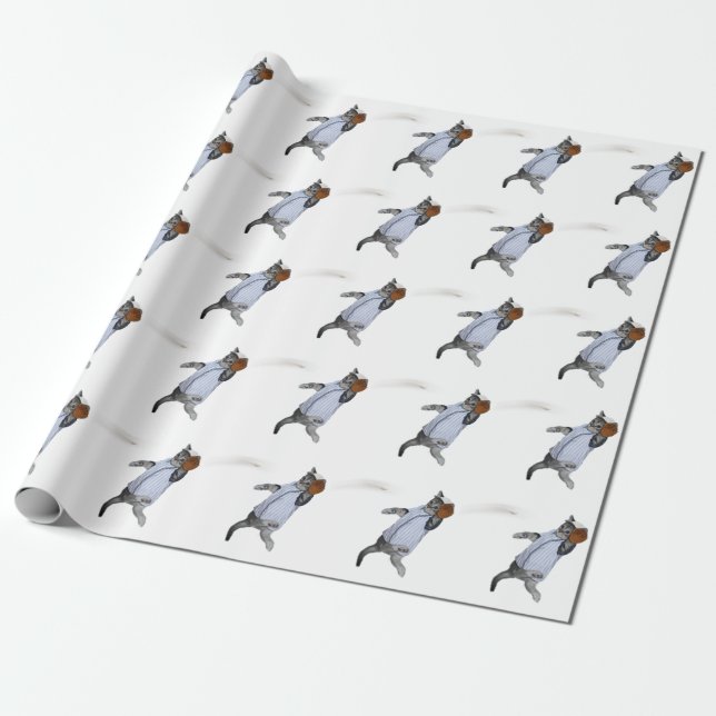 Papel De Regalo Catcher Kitten (Desenrollado)