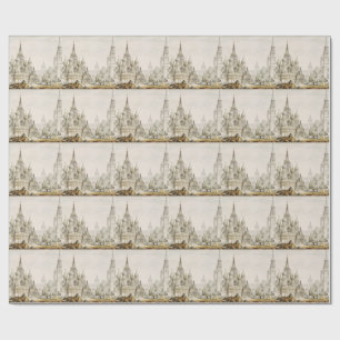 Papel De Regalo Catedral de Pokrovsky y Torre Spasskaya