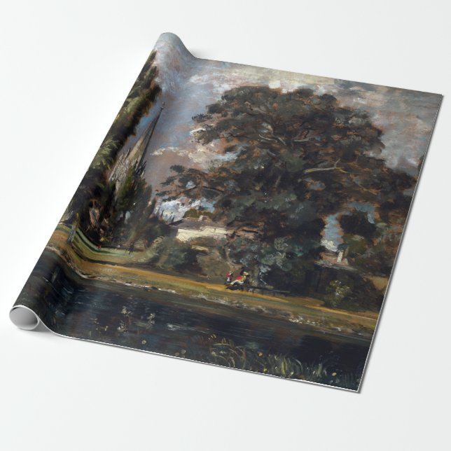 Papel De Regalo Catedral John Constable Salisbury y Leadenhall (Desenrollado)