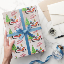 Papel De Regalo Cavalier King Charles, Collie y Havanese