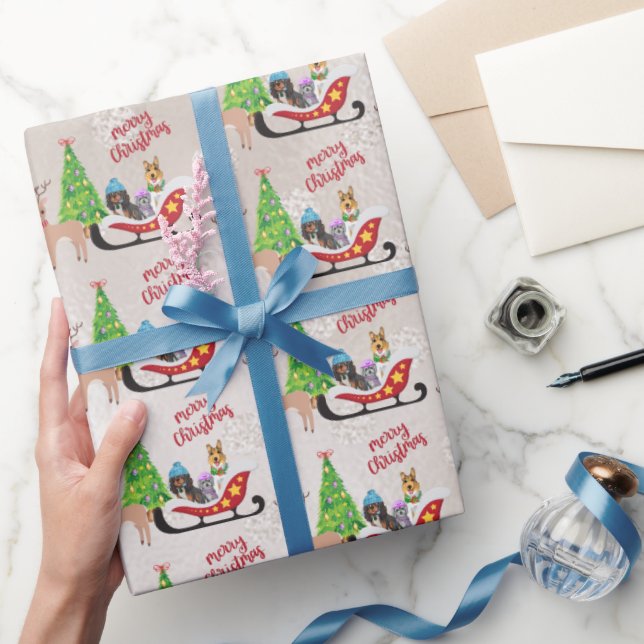 Papel De Regalo Cavalier King Charles, Collie y Havanese (Regalar)