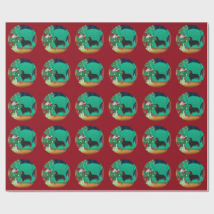 Papel De Regalo Cavalier King Charles Spaniel - Regalo de Santa