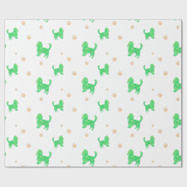 Papel de regalo Cavalier – Regalo minimalista verd