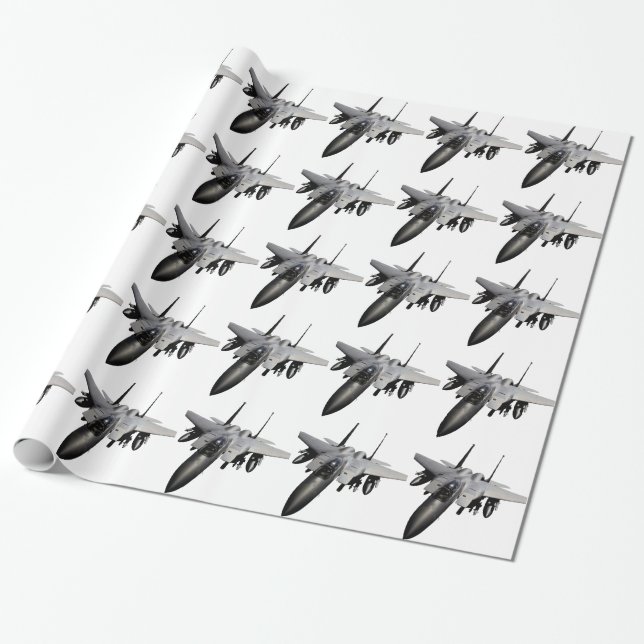 Papel De Regalo Caza a reacción de F-15 Eagle (Desenrollado)