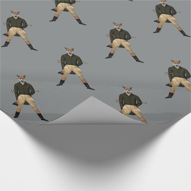 Papel De Regalo Caza de zorro ventilado (Esquina)