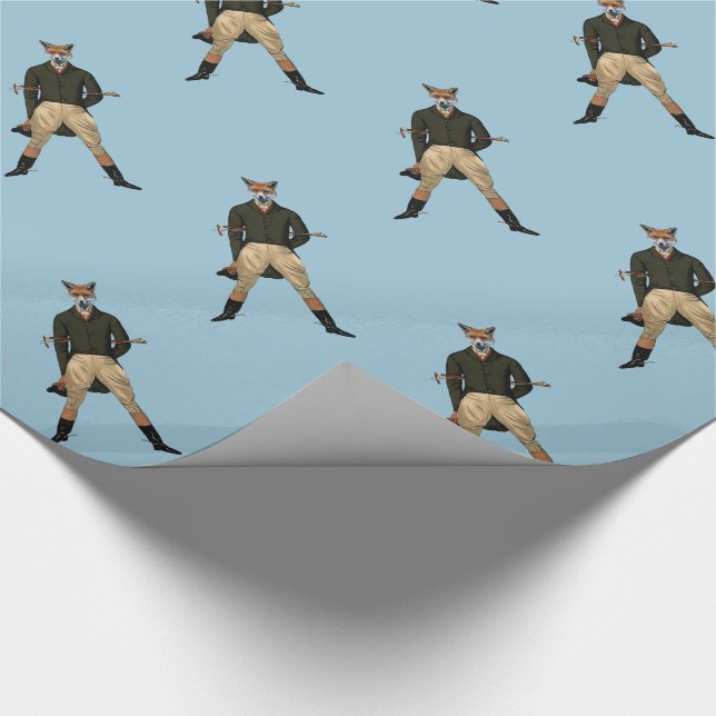 Papel De Regalo Caza de zorro ventilado (Esquina)