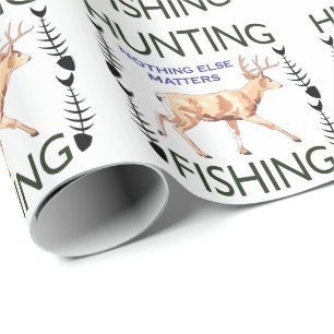 Papel De Regalo Caza y pesca