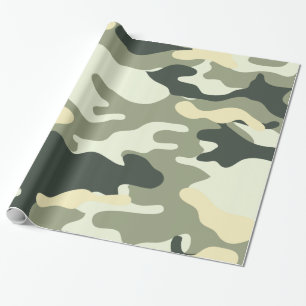 Papel De Regalo Cazadores Camo o modelo del camuflaje