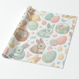 Papel De Regalo Cebollos pasteles de Pascua y huevos de pascua