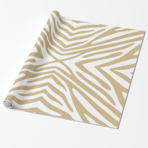 Papel De Regalo Cebra del neutral del moreno