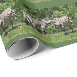 Papel de regalo Cebras enamoradas
