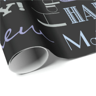 Papel De Regalo ¡Celebración de cumpleaños! NOMBRE y EDAD personal