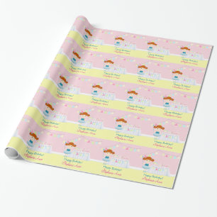 Papel De Regalo Celebración de la torta dulce Ballerina