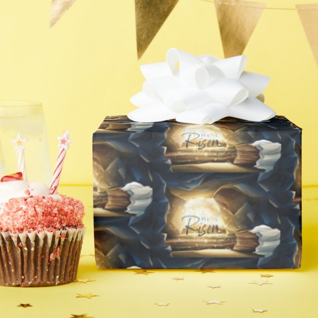 Papel De Regalo Celebración del Domingo de Pascua que se levanta (Fiesta de cumpleaños )