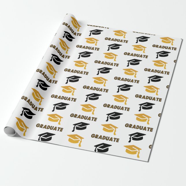 Papel De Regalo Celebración del gol de graduación (Desenrollado)
