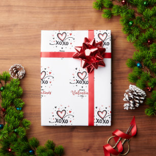 Papel De Regalo Celebración el día de San Valentín del amor