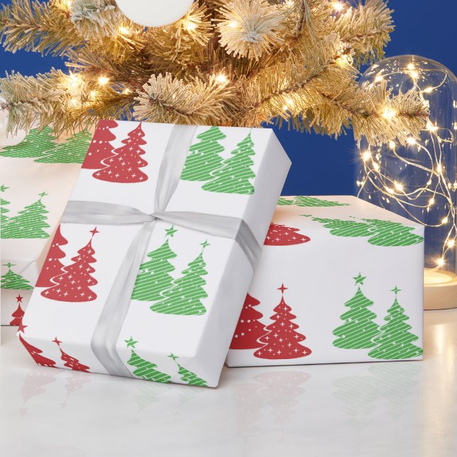 Papel De Regalo Celebraciones del Árbol de Navidad (Vacaciones)