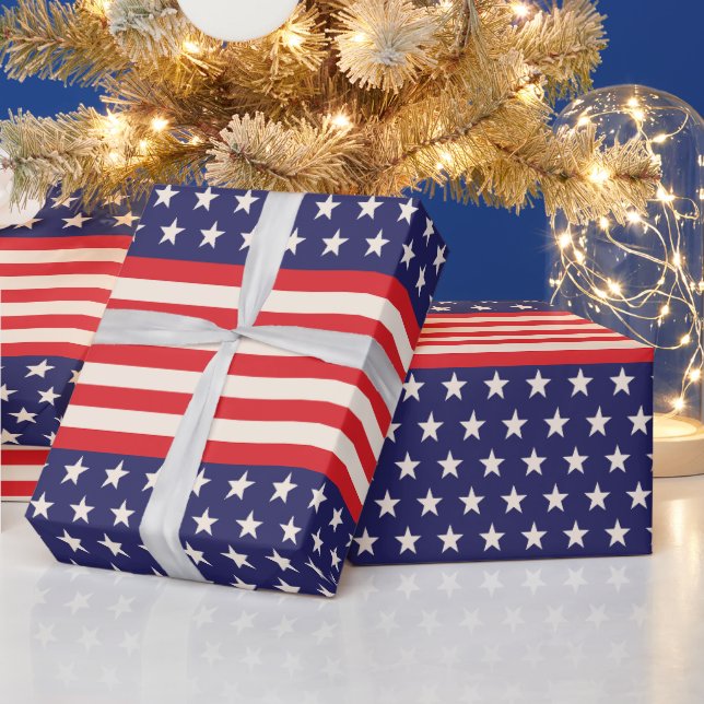 Papel De Regalo Celebrar el 4 de julio (Vacaciones)