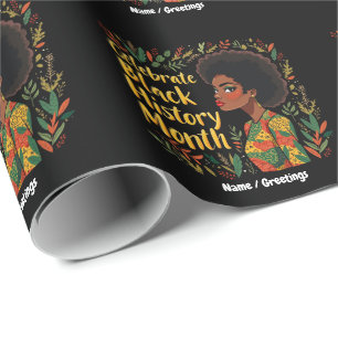 Papel De Regalo Celebrar el Mes de la Historia Negra Honrar a los 