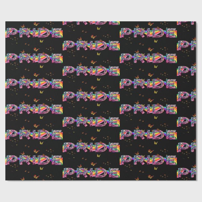 Papel De Regalo Celebrar el orgullo (Superficie plana)
