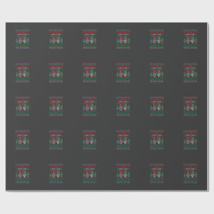 Papel De Regalo Celebrar Gnomies Navidad Gnomos Árboles Reno