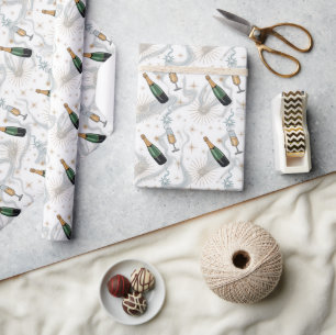 Papel De Regalo Celebremos el Año Nuevo 