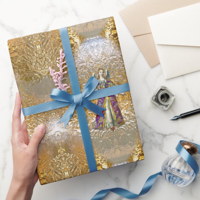Papel De Regalo Celestial Ángel de la Luz (Regalar)