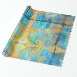 Papel De Regalo Celestial Crossroads Wrapping Paper